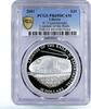 Liberia 20 dollars Liberia 20 dollars Railway Trains Locomotive 1C PR69 PCGS silver coin 2001 -