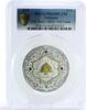 Lebanon 25 livres Lebanon 25 livres 70 Years Middle East Airlines Planes PR69 PCGS Ag coin 2015 -