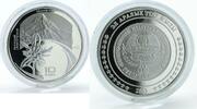 Kyrgyzstan 10 som Kyrgyzstan 10 Som International Year of the Mountains Edelweiss silver coin 2002 -