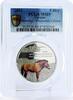 Ukraine 5 hryvnias Ukraine 5 hryvnias Chernobyl Reserve Przewalski Horse MS69 PCGS CuNi coin 2021 -