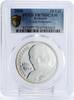 Romania 10 lei Romania 10 lei Poet Writer Liviu Rebreanu Literature PR70 PCGS silver coin 2010 -