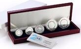 Tajikistan 500 somoni Tajikistan set of 5 coins 20 Years Shanghai Organisation Pact silver coins 2021 -
