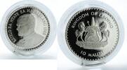 Lesotho 10 maloti Lesotho 10 maloti Pope of Rome Faith Religion silver coin 1988 -