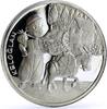 Turkey 50 lira Turkey 50 lira Fairytales Folk Tales Keloglan Donkey Literature silver coin 2009 -