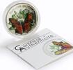 Cameroon 1000 francs Cameroon 1000 francs Charaxes Fournierae Butterfly colored silver coin 2011 -