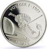 Vanuatu 50 vatu Vanuatu 50 vatu Spaceship Voyager Saturn Jupiter Planets Space silver coin 1998 -