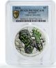 Kiribati 5 dollars Kiribati 5 dollars Crypt Undead Mummy PR70 PCGS colored silver coin 2016 -