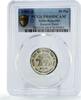 India 50 paise India 50 paise Federal Bank Palm Tree Tiger Fauna PR69 PCGS CuNi coin 1985 -