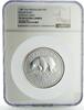 Denmark 5 piaster Denmark Greenland 5 piaster Conservation Polar Bear PF69 NGC silver coin 1987 -