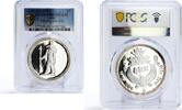 Egypt 5 pounds Egypt 5 pounds Treasures Standing God Seth Sculpture PR69 PCGS silver coin 1994 -