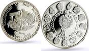 Peru 1 sol Peru 1 sol Meeting of Two Worlds Spanish Conquistador Indian silver coin 1991 -