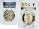 India 20 rupees India 20 rupees Prime Minister Jawaharlal Nehru Politics PR67 PCGS CuNi coin 1989 -