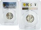 India 5 rupees India 5 rupees International Labour Organisation ILO PR68 PCGS CuNi coin 1994 -
