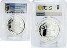 Tajikistan 3 somoni Tajikistan 3 somoni Kulyab City 2700th Anniversary PR70 PCGS silver coin 2006 -
