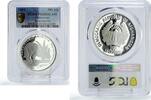 Afghanistan 500 afghanis Afghanistan 500 afghanis Styracosaurus Dinosaurs Fauna PR68 PCGS silver coin 1994 -