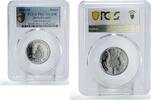 India 1 rupee India 1 rupee General Veer Durgadass Head Facing PR67 PCGS NiSteel coin 2003 -