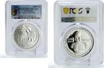 Cambodia 3000 riels Cambodia 3000 riels Buddhism Radiant Buddha Head Facing PR67 PCGS silver coin 2001 -