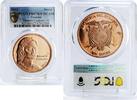 Ecuador 1 sucre Ecuador 1 sucre 200 Years Independence Manuela Canizares PR67 PCGS Cu coin 2012 -