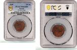 Sweden 1/6 skilling Sweden 1/6 skilling Regular Cuinage Carl XIV KM-625 MS62 PCGS copper coin 1830 -