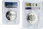 Armenia 100 dram Armenia 100 dram Conservation Red Book Salmon Fish Fauna PR69 PCGS silver coin 2007 -