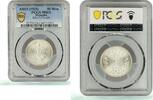 Mongolia 50 mongo Mongolia 50 mongo Republic Regular Coinage KM-7 MS62 PCGS silver coin 1925 -