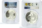 Laos 15000 kip Laos 15000 kip Lunar Year of the Horse Hologram PR67 PCGS silver coin 2002 -