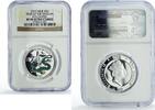 Niue 2 dollars Niue 2 dollars Lunar Calendar Year of the Dragon Green PF70 NGC silver coin 2012 -
