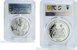 Sierra Leone 10 dollars Sierra Leone 10 dollars China Pan Ku Pangu Dragon Animals PR70 PCGS Ag coin 2001 -