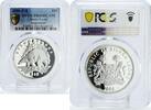 Sierra Leone 10 dollars Sierra Leone 10 dollars Stegosaurs Dinosaurs Fauna PR69 PCGS silver coin 2006 -