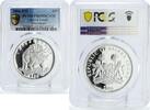 Sierra Leone 10 dollars Sierra Leone 10 dollars Triceraptors Dinosaurs Fauna PR69 PCGS silver coin 2006 -