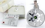 Cameroon 100 francs Cameroon 100 francs Small Treasures Four-leaf Clover Crystal silver coin 2019 -