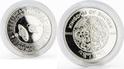 Bhutan 300 ngultrum Bhutan 300 ngultrum Solar System Planets Space proof silver coin 1992 -