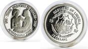 Liberia 20 dollars Liberia 20 dollars Lady Diana Princess of Wales Australian Tour silver coin 1997 -