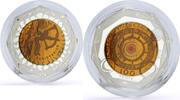 Kazakhstan 100 tenge Kazakhstan 100 tenge Zodiac Signs Series Sagittarius proof bimetal AgTa coin 2018 -