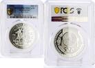 Kazakhstan 500 tenge Kazakhstan 500 tenge Catch Up Girl Horse Game Kyz Kuu PR70 PCGS silver coin 2008 -