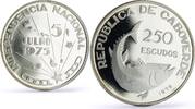 Cape Verde 250 escudos Cape Verde 250 escudos Independence 1st Anniversary Fish proof silver coin 1976 -