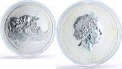 Australia 8 dollars Australia 8 dollars Lunar Calendar II Year of the Mouse 5 oz silver coin 2008 -