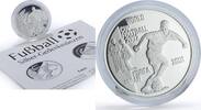 Laos 1000 kip Laos 1000 kip Football World Cup in Korea Japan Player proof silver coin 2001 -