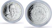 Liberia 10 dollars Liberia 10 dollars President Harry S. Truman Politics proof silver coin 1995 -