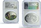 Niue 1 dollar Niue 1 dollar Jurassic Period On Earth Dinosaurs Fauna PF69 NGC silver coin 2013 -