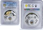 Tajikistan 100 somoni Tajikistan 100 somoni Aquila Chrysaetos Selective PR69 PCGS silver coin 2021 -