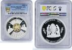 Tanzania 1000 shillings Tanzania 1000 shillings Evolution of Calendar PR69 PCGS colored silver coin 2017 -
