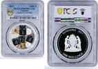 Tanzania 1000 shillings Tanzania 1000 shillings Origin of Calendars PR69 PCGS colored silver coin 2017 -