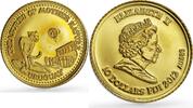 Fiji 10 dollars Fiji 10 dollars Treasures Uruguay Jaguar Fauna w/o Pearl proof gold coin 2012 -
