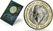 Bailiwick of Jersey 2 pounds Jersey 2 pounds Zoo 60th Anniversary Gorilla Monkey Fauna bimetal coin 2019 -