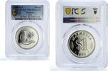 Malaysia 1 ringgit Malaysia 1 ringgit Republic Coinage Parliament House PR68 PCGS CuNi coin 1980 -