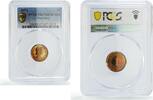 Mauritius 1 cent Mauritius 1 cent Republic Coinage Queen Elizabeth PR67 PCGS bronze coin 1971 -