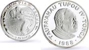 Tonga 1 paanga Tonga 1 paanga Seoul Summer Olympic Games Swimming proof silver coin 1988 -
