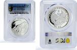 Laos 50 kip Laos 50 kip Prehistoric Megalosaurus Dinosaurs PR69 PCGS silver coin 1995 -