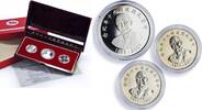 Taiwan (Republic of China) 50 dollars Taiwan 50 10 dollars Set China Republic Founding History Politics coins 2001 -